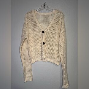 Cream Knit Women's Sweater